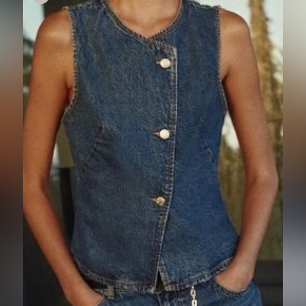 NWT ZARA Z1975 DENIM VEST